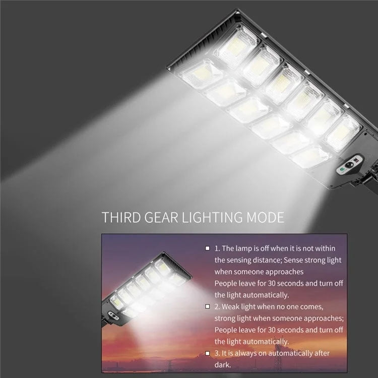 SolLuz W789A6 Lámparas Calle LED Solar 4500mAh LuzBrillante