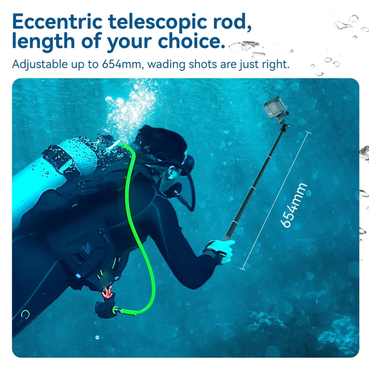 Palo Selfie Stick 65,4 cm Aluminio Cabeza Bola 360