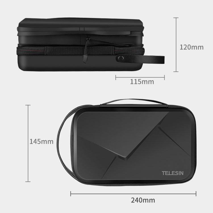 Telesin GP-PRC-278-02 Caja Cámara Deportiva Gran Capacidad