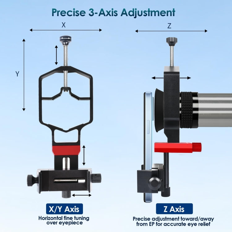 NovaTel Tridaptor DG-3 Adaptador Para Telescopio 3 Ejes