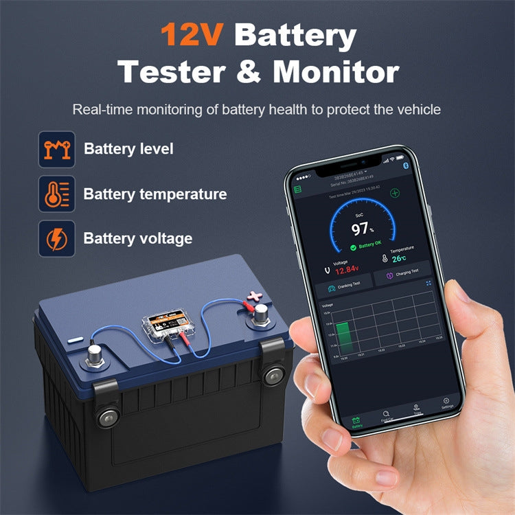 ANCEL BM200 Probador De Batería Automotriz Bluetooth 4.2