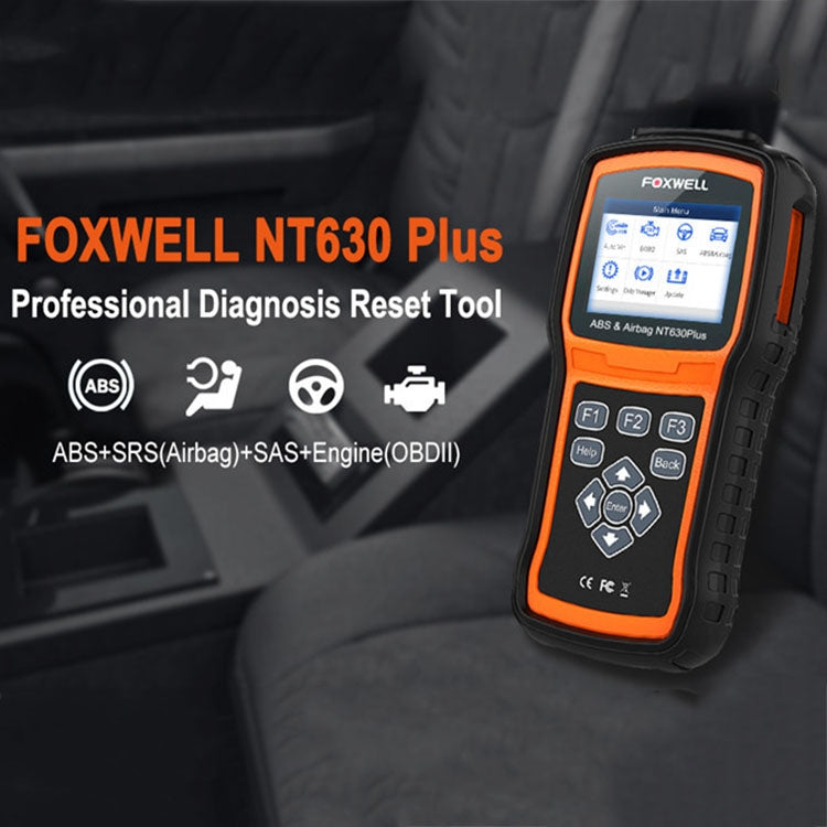 FOXWELL NT630 Plus Escáner OBD2 Purga ABS Automática