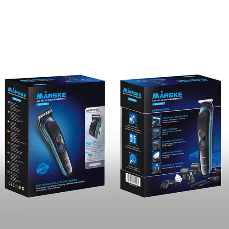 MARSKE MS-5010 Cortadora Cabello Eléctrica Recargable 5en1