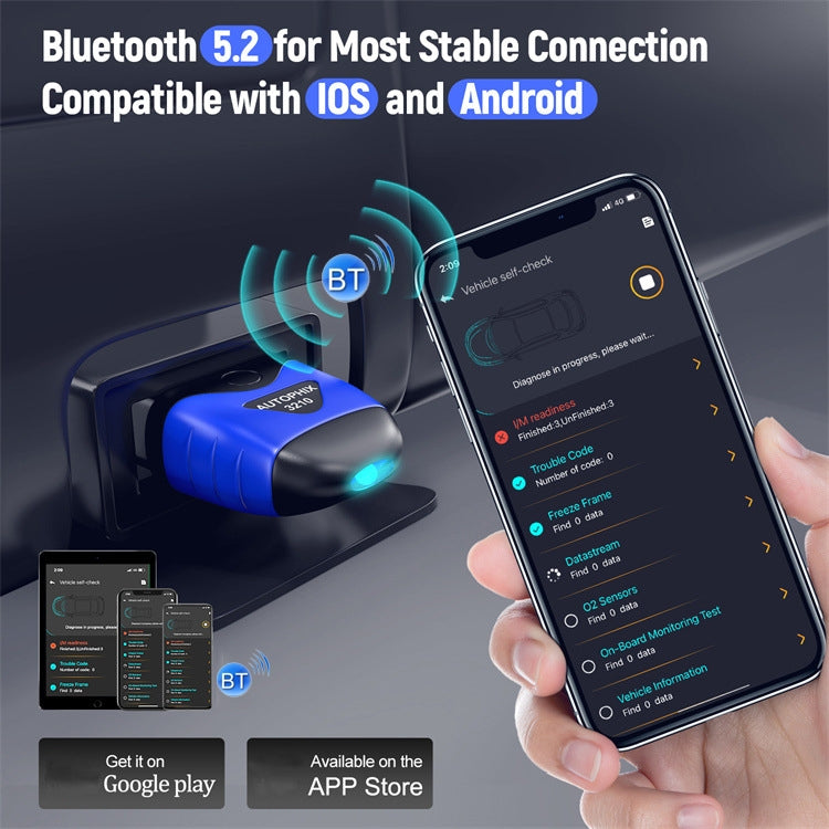 Autophix 3610 Escáner Bluetooth para VW Audi Skoda Seat