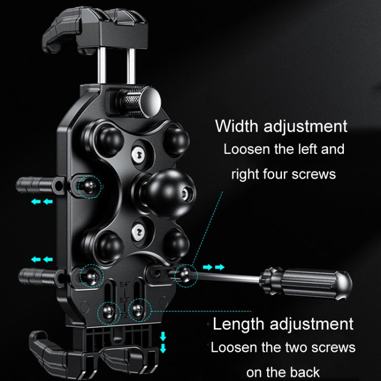 Kewig Pulpo Antirrobo Soporte Móvil Motocicleta Universal