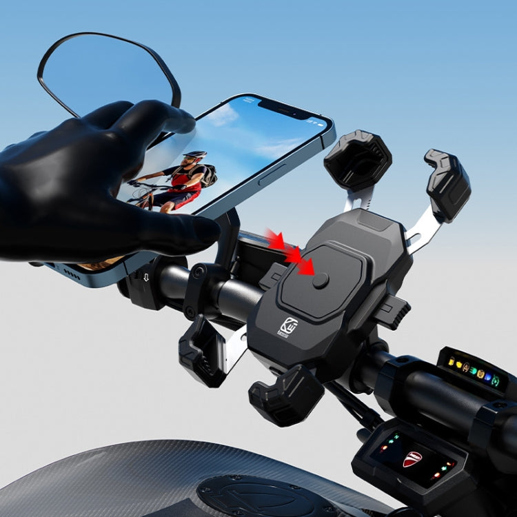 Kewig MT01 Soporte Teléfono Para Motocicleta Carga PD 15W