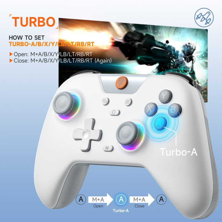 EasySMX X05 Controlador De Efectos RGB Inalámbrico PC Móvil