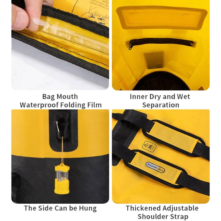 Naturehike Bolsa Impermeable IPX6 20L 30L 40L Exterior