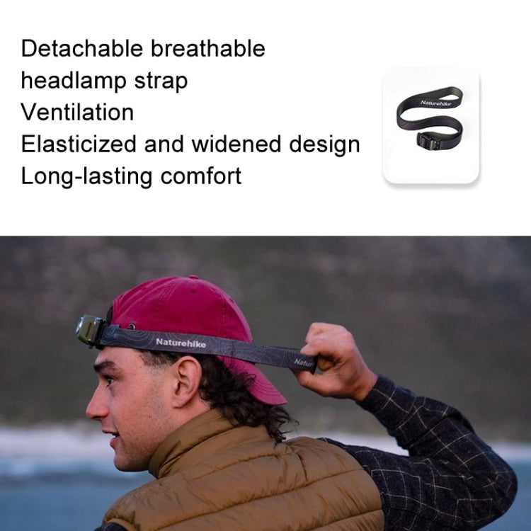 Naturehike Linterna Frontal IP68 Impermeable Exterior