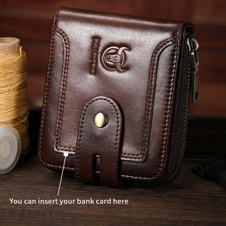 Bull Captain 232 Cartera Piel De Vaca RFID Para Hombre