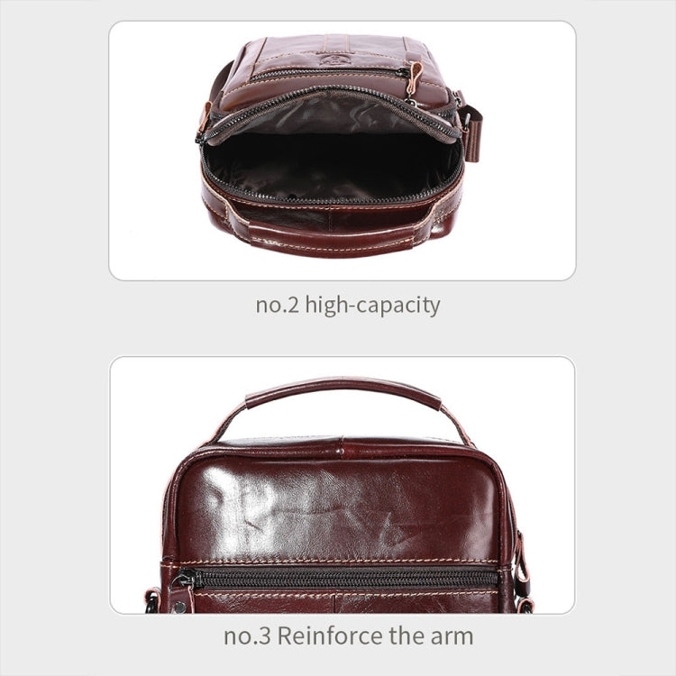 Bull Captain 0400 Bolso Bandolera Piel Vacuno Capacidad