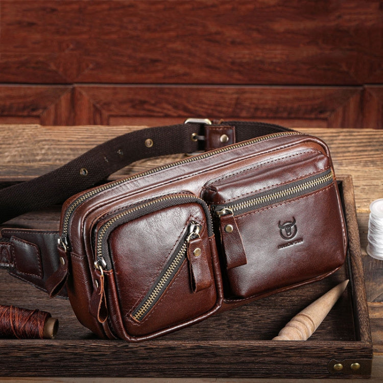 BULL CAPTAIN 082 Bolso Bandolera Piel de Vaca Gran Capacidad