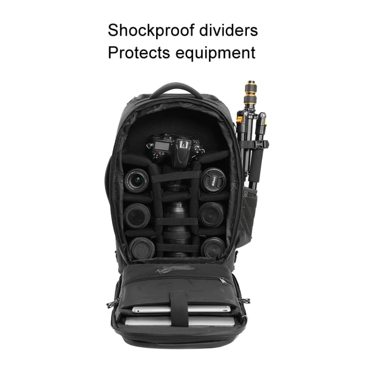 Cwatcun D136 Gen 1 Bolso Hombro con Ruedas para Cámara