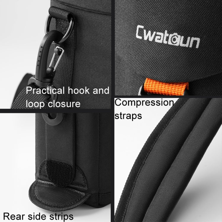 Cwatcun D157 Bolsa DSLR Abatible Resistente a Golpes