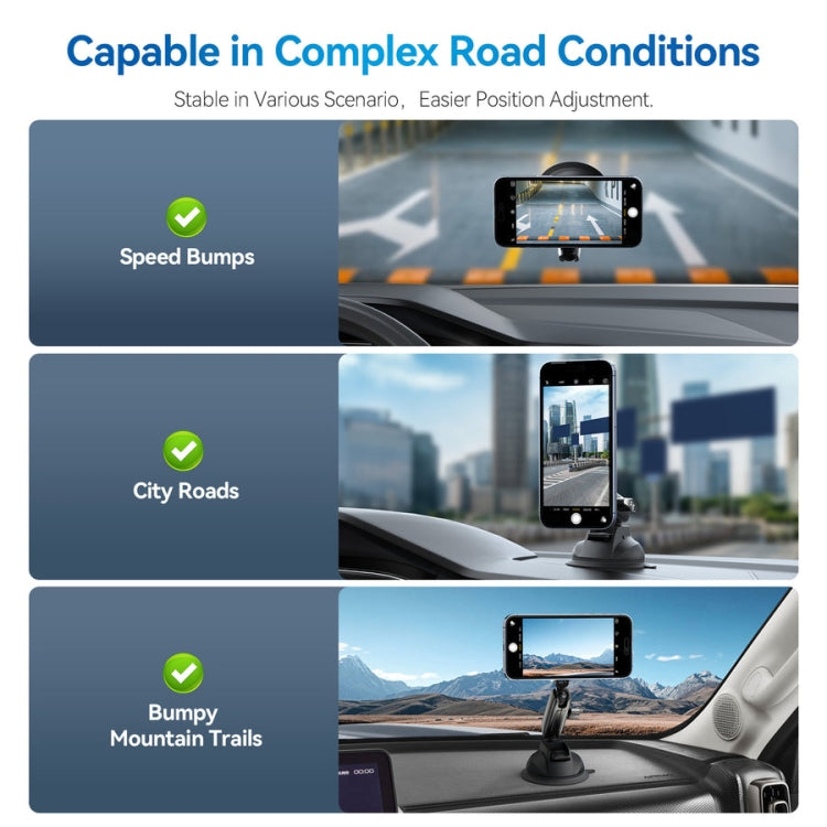 TELESIN Soporte Teléfono Automotriz Rotación 360 Coche