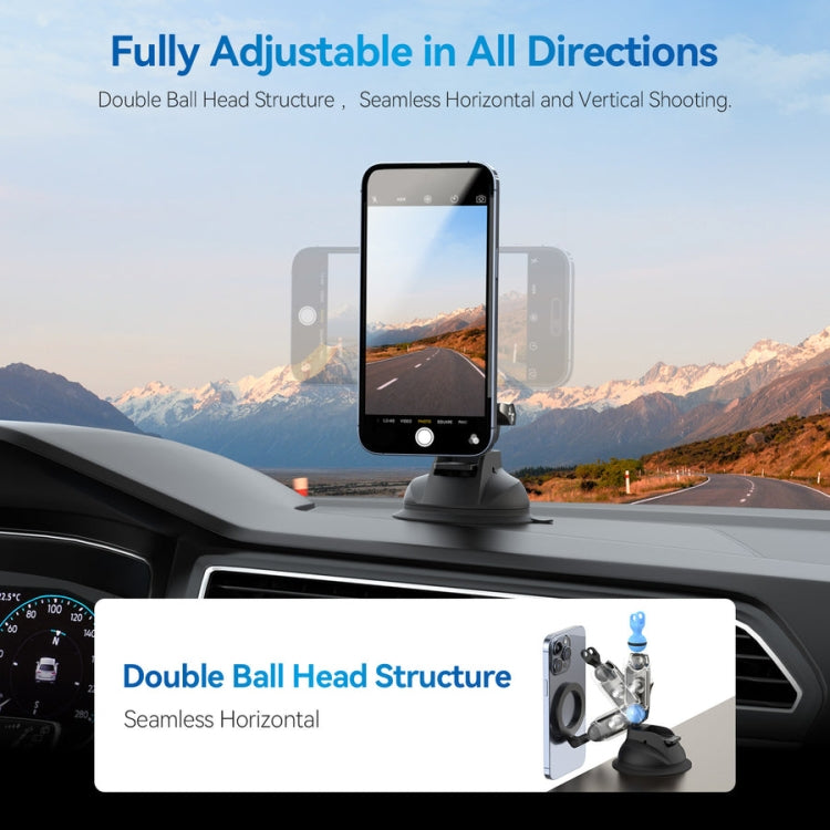 TELESIN Soporte Teléfono Automotriz Rotación 360 Coche