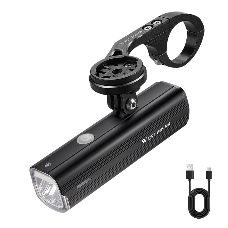 WEST BIKING Tipo C Faro Bicicleta Aluminio Alto Brillo