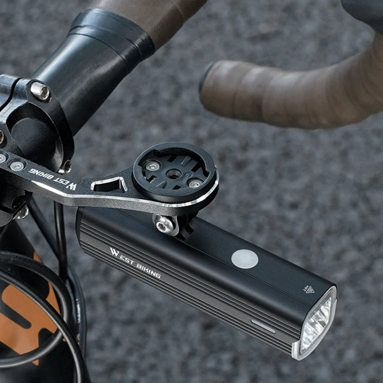 WEST BIKING Tipo C Faro Bicicleta Aluminio Alto Brillo