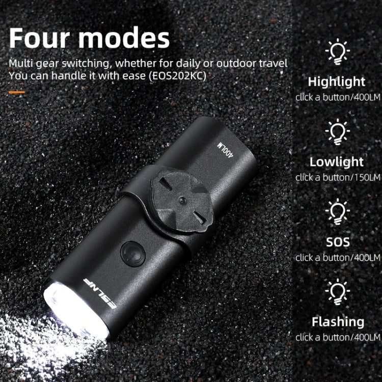 ESLNF Faro Delantero Bicicleta USB C 400 Lúmenes Resistente