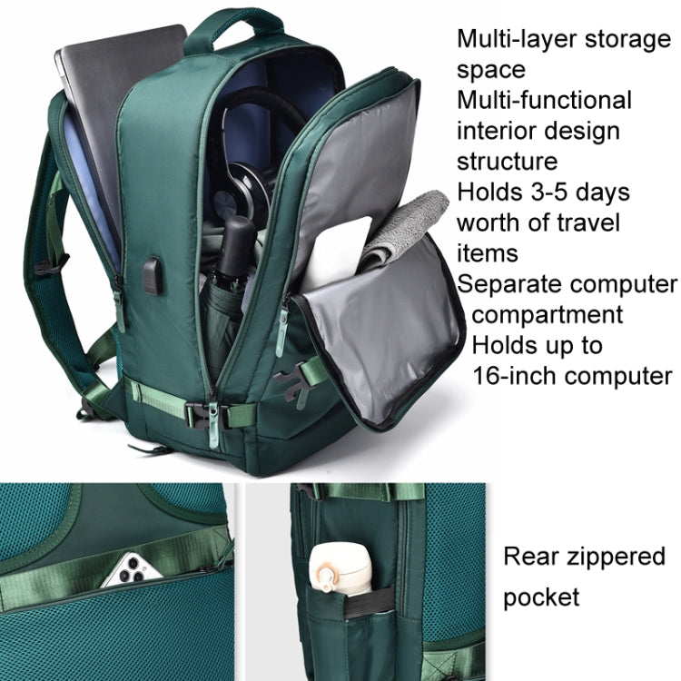 WEIXIER B692 Bolso Mochila Computadora Cierre180 Grados