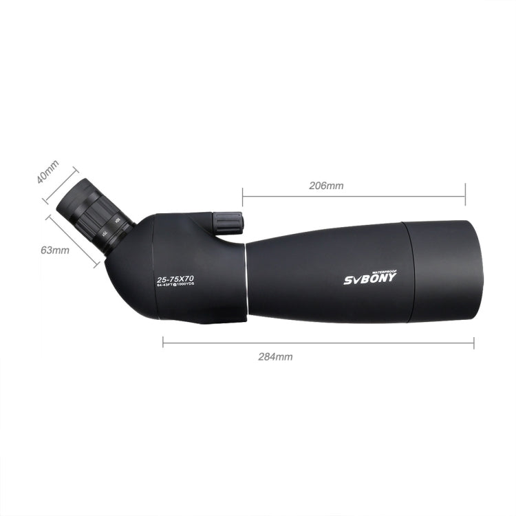 SVBONY SV28 Telescopio para Aves 25-75x70 Observacion de Campo