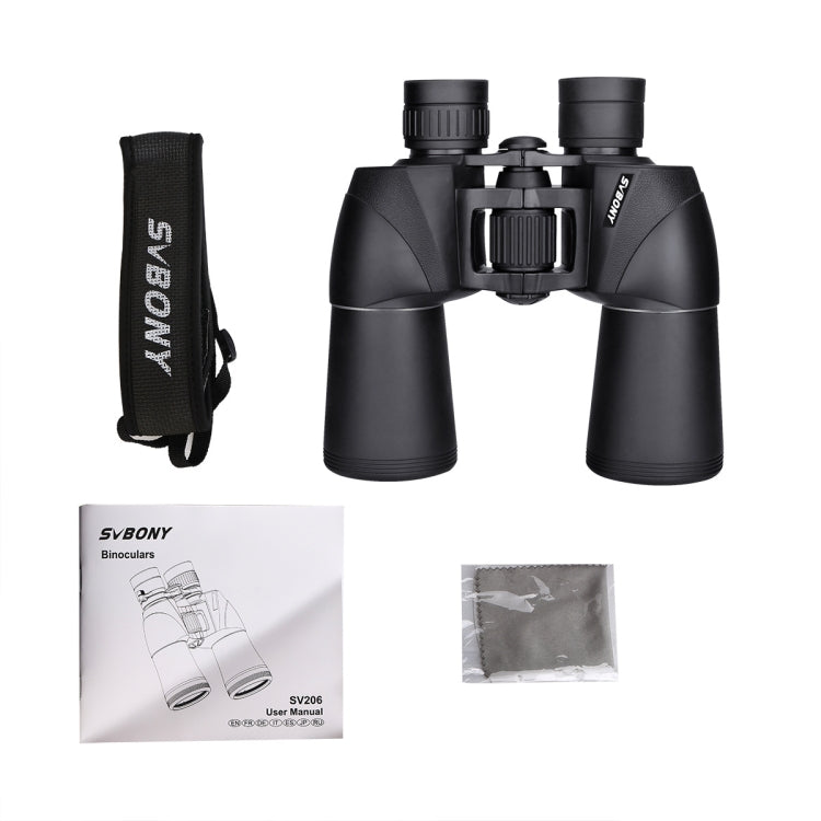 SVBONY SV206 Binoculares Impermeables IPX6 10x50 Ligero