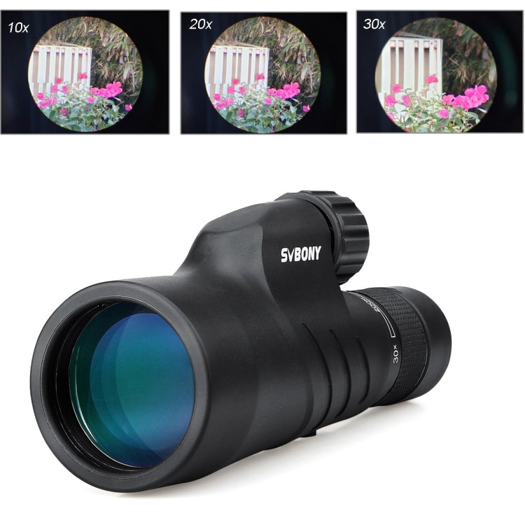 SVBONY SV45 Monocular 10-30x50 Zoom Continuo Impermeable