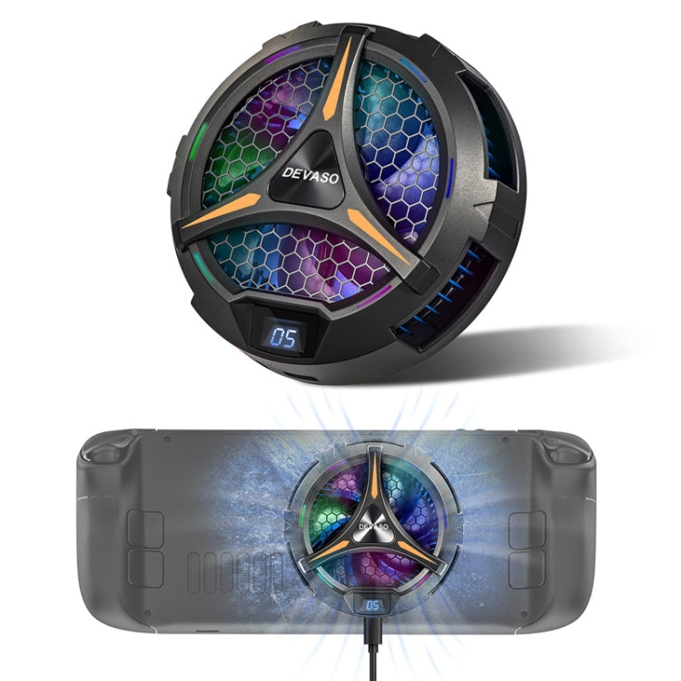Devaso Steam Deck OLED Disipador De Calor Con Pantalla LED