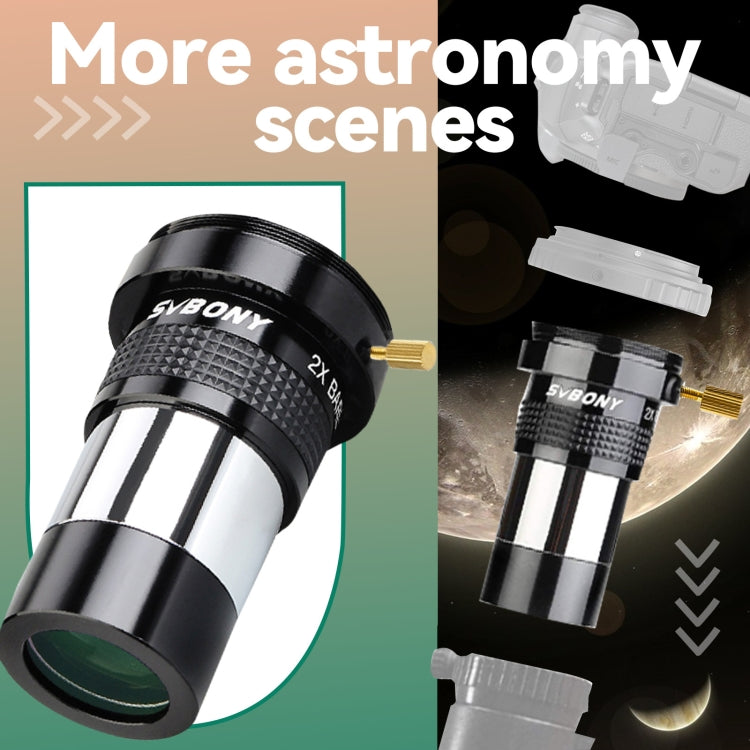SVBONY SV137 Ocular Telescópico 2X 1,25 Pulgadas M42