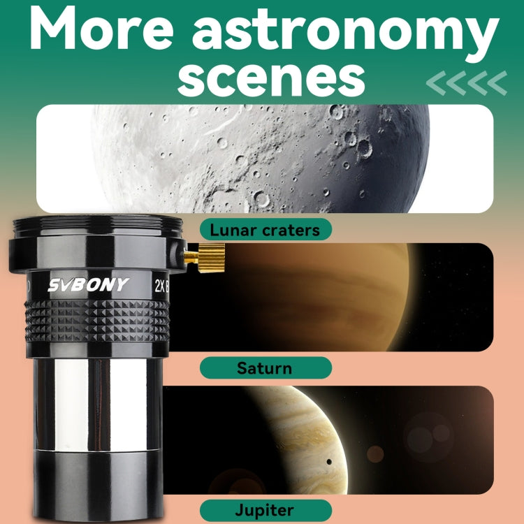 SVBONY SV137 Ocular Telescópico 2X 1,25 Pulgadas M42