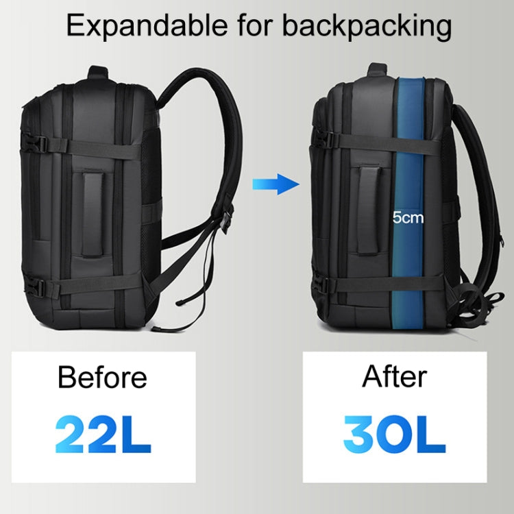 WEIXIER B726 Mochila Expandible Gran Capacidad Para Negocios Diarios