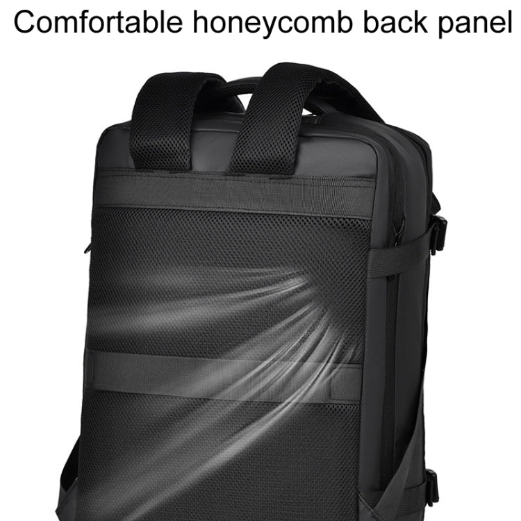 WEIXIER B726 Mochila Expandible Gran Capacidad Para Negocios Diarios