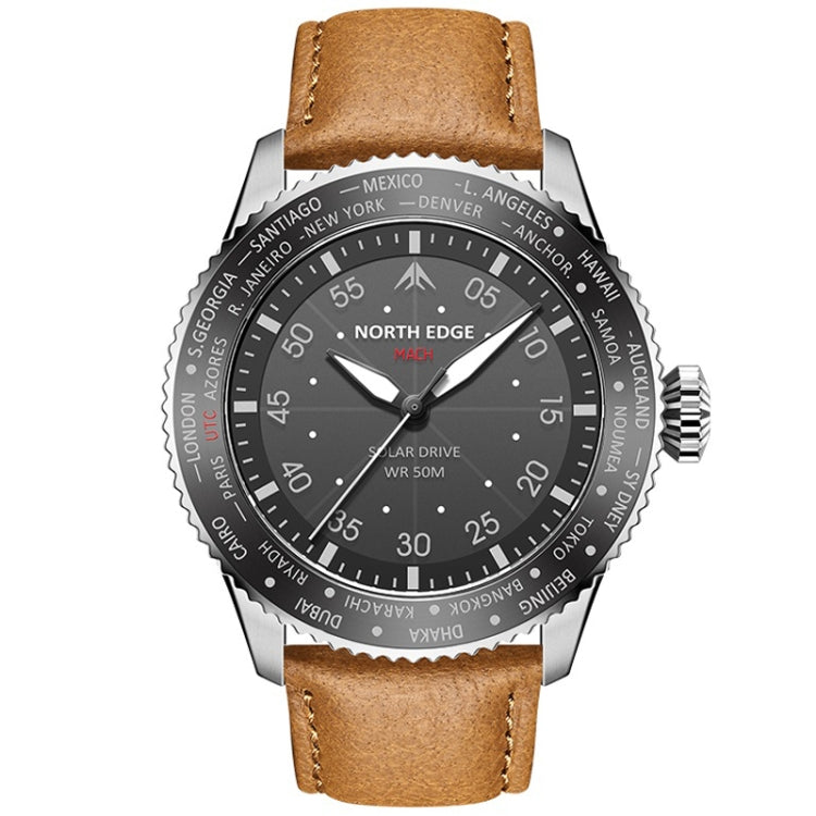 North Edge Reloj Deportivo Movimiento Solar Cuarzo