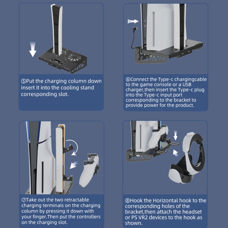 Iplay HBP545 Soporte De Carga PS5 Slim Indicador De Carga