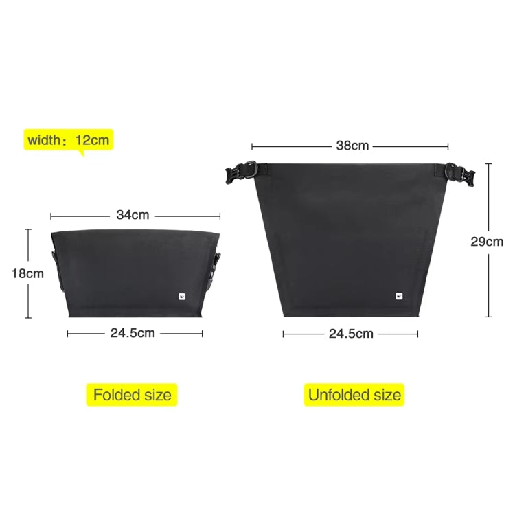 Rhinowalk X20997 Bolsa para Manillar de Bicicleta Impermeable 4L