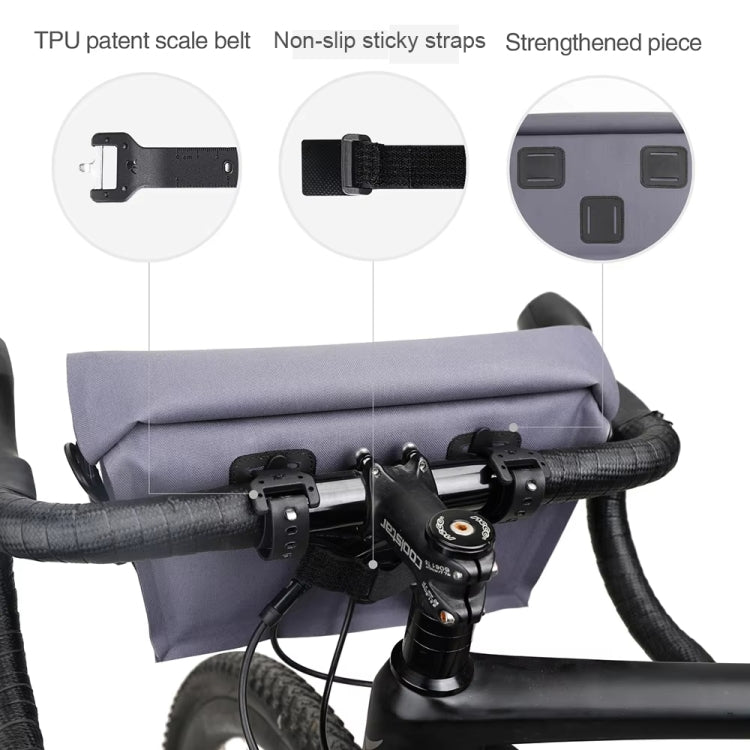 Rhinowalk X20997 Bolsa para Manillar de Bicicleta Impermeable 4L