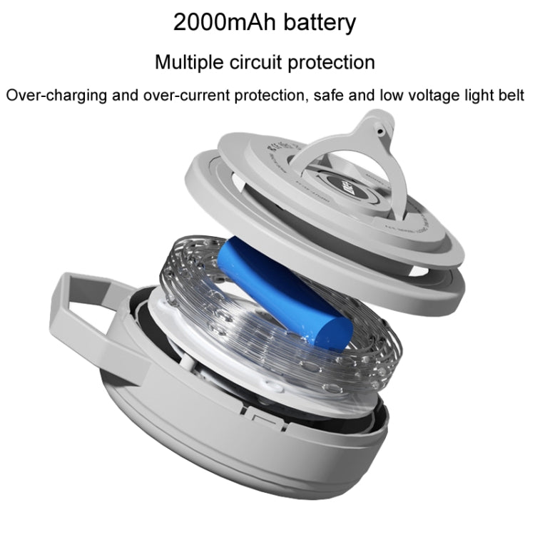 TUBUZHE Lámpara LED Portátil 2 en 1 Batería 2000 mAh