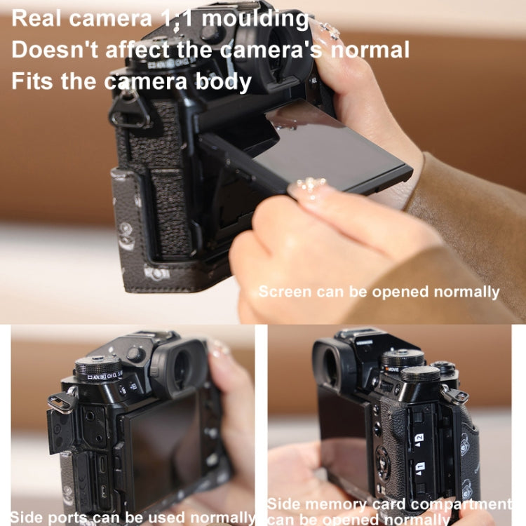 FUJIFILM X T5 D161 Estuche Cuero Para Cámara Antideslizante