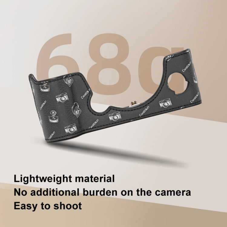 FUJIFILM X T5 D161 Estuche Cuero Para Cámara Antideslizante