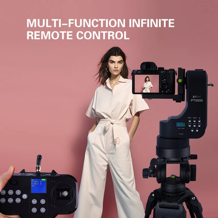 Zifon PT-5000 Cámara Con Control Remoto Y Cardán 360 Grados