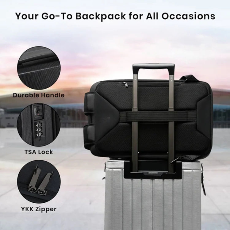 BANGE BG-2956 Mochila Rígida para Ordenador Expandible 10cm