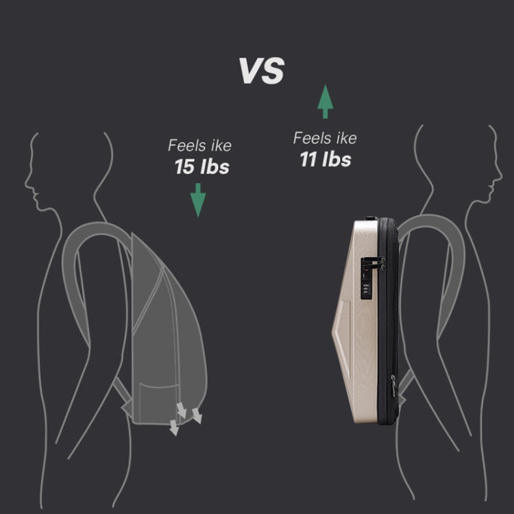 BANGE BG-2956 Mochila Rígida para Ordenador Expandible 10cm