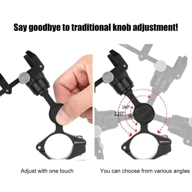 GUB PLUS21 Soporte Teléfono Bicicleta 360 Grados Universal