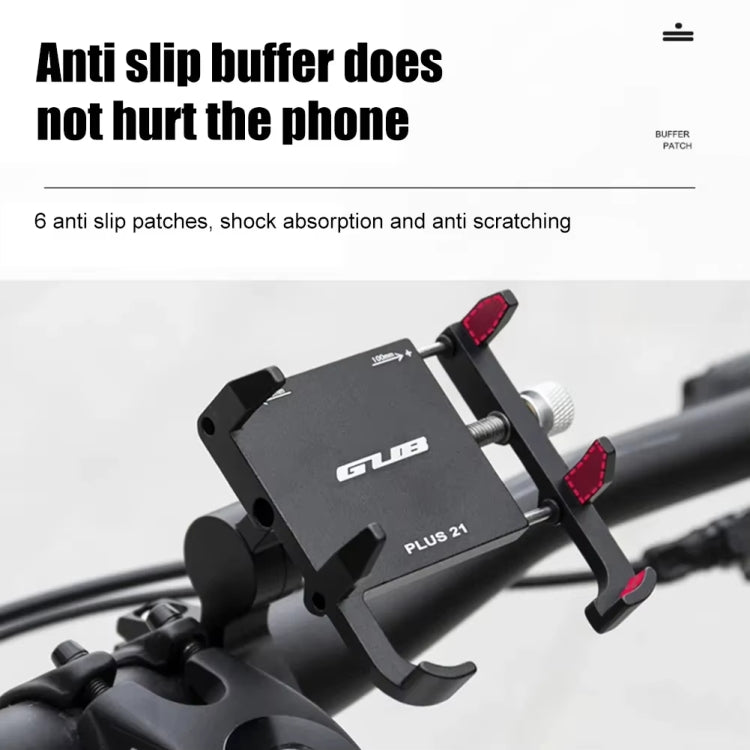 GUB PLUS21 Soporte Teléfono Bicicleta 360 Grados Universal