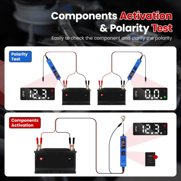 OBDResource 0-80V Probador de Circuitos Automotriz Portátil
