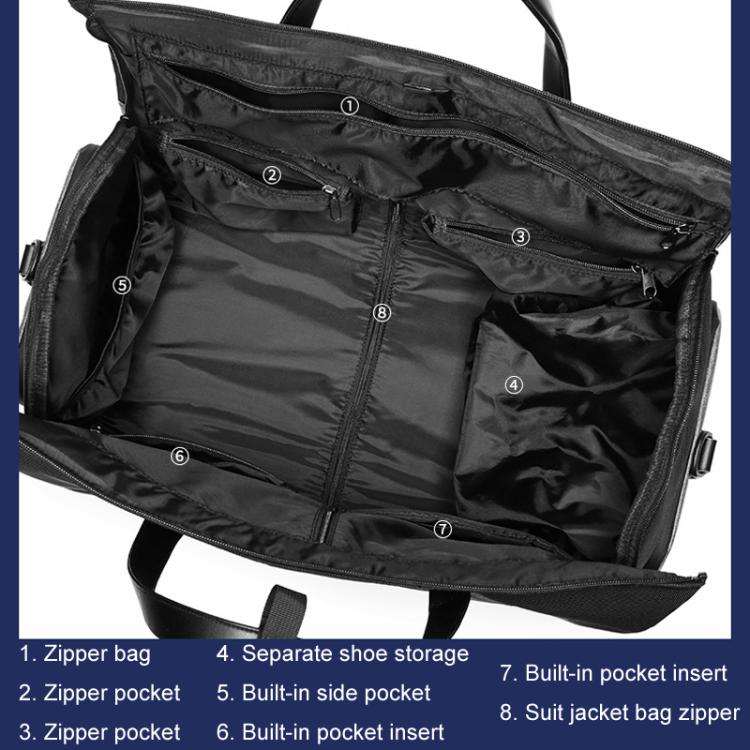 Ozuko Maletin Mano Negocios Impermeable 20 Pulgadas