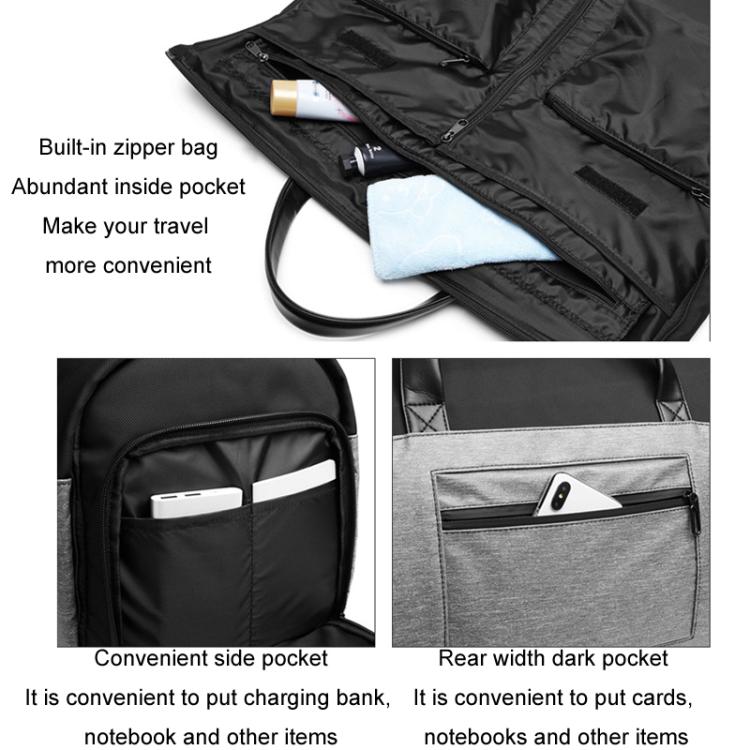 Ozuko Maletin Mano Negocios Impermeable 20 Pulgadas