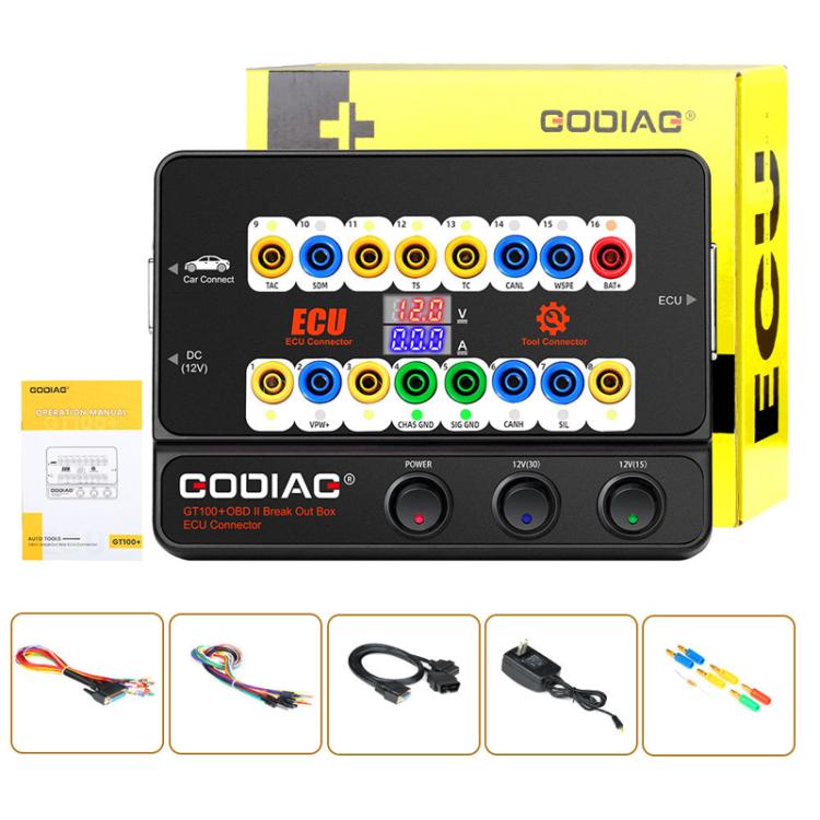GODIAG GT100+ Probador OBDII Diagnóstico ECU Visualización Corriente
