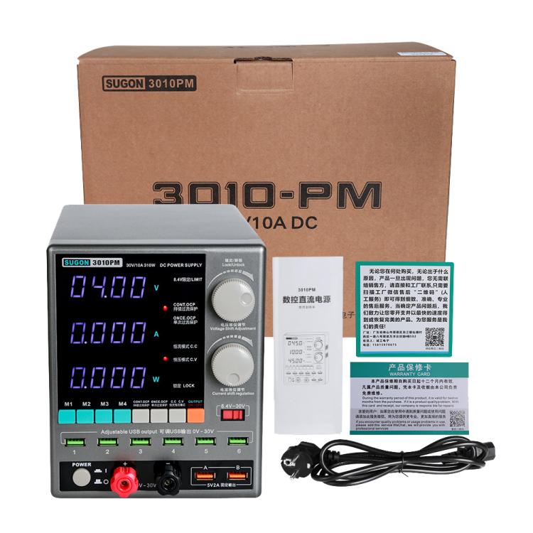 Sugon 3010PM Medidor De Potencia Para Reparación De Teléfonos Con Pantalla LCD