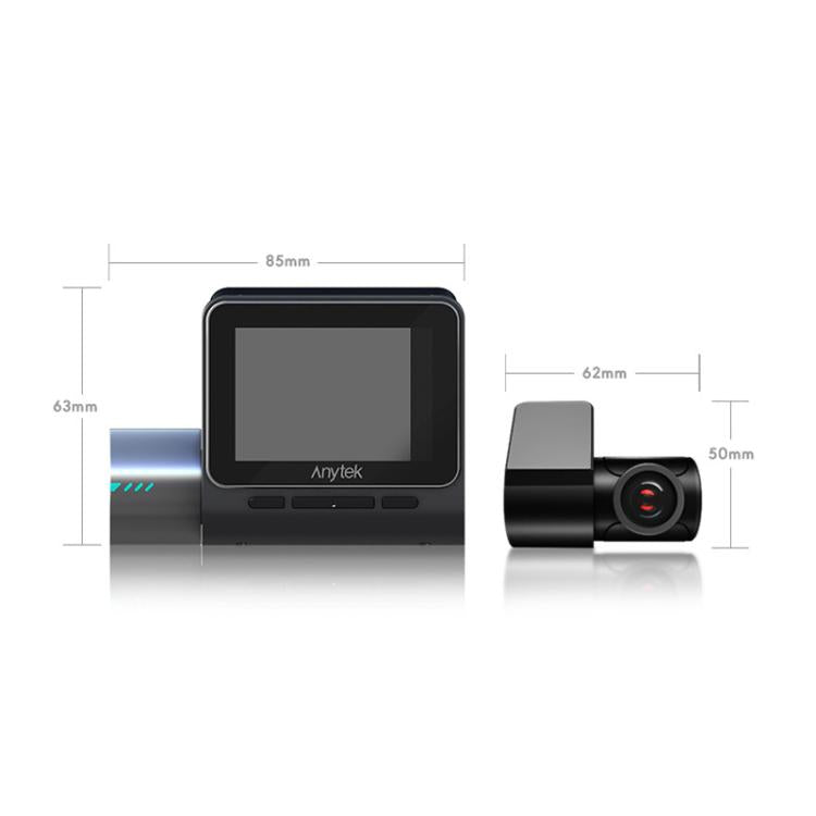 Anytek T3 PRO Grabadora De Visión Nocturna Para Automóvil Grabación Dual